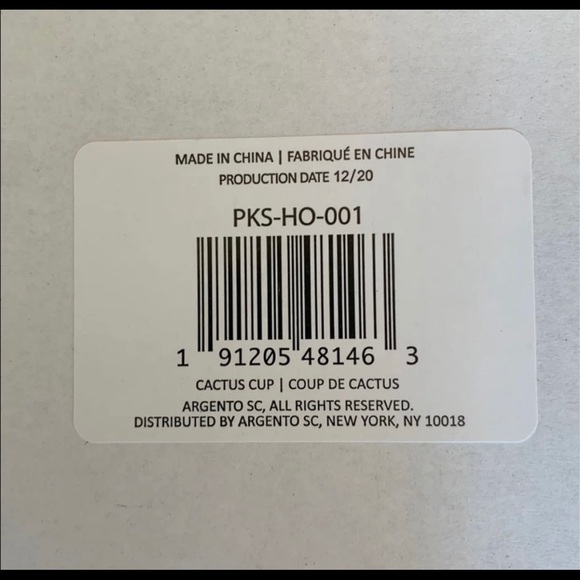 Pink Sky Purple Cactus Cup with Straw - Picture 3 of 3